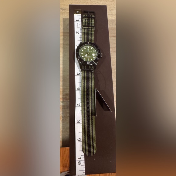 Brooklyn Black Eyed Pea 41mm QTZ Green and Black Watch - Picture 8 of 8